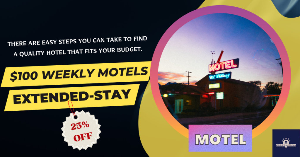 $100 Weekly Motels
