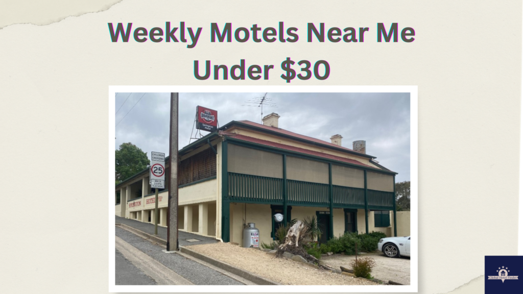 Weekly Motels Near Me Under $30