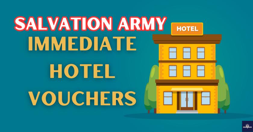 Salvation Army Immediate Hotel Vouchers