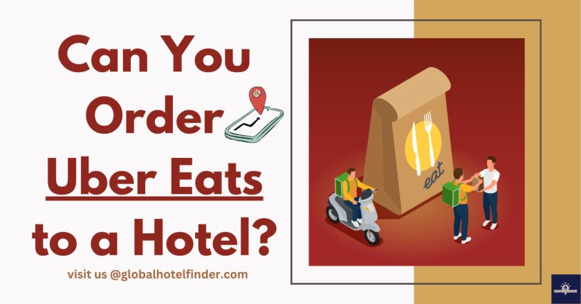 Order Uber Eats to a Hotel